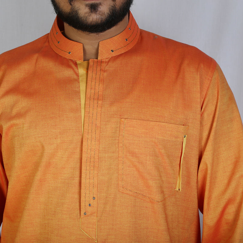 Bright Orange Shalwar Kameez - RahaabyNini